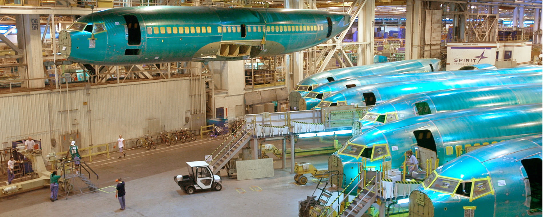 Spirit AeroSystems es la encargada de la fabricación de todos los fuselajes de los 737. Foto: Spirit AeroSystems INC