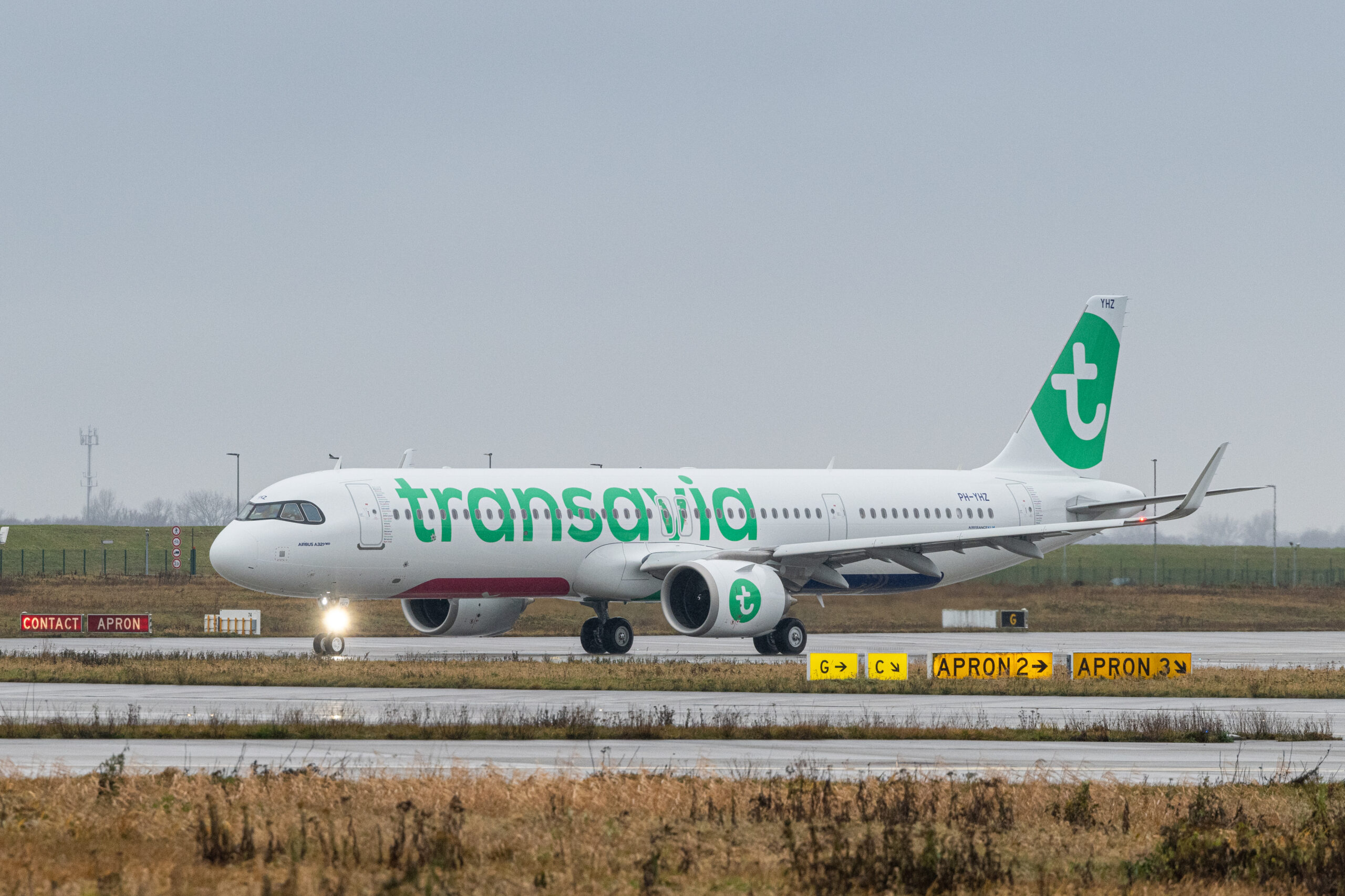 El primer A321NEO de Transavia Países Bajos cuando salía de Hamburgo el 19 de diciembre. Foto: Airbus