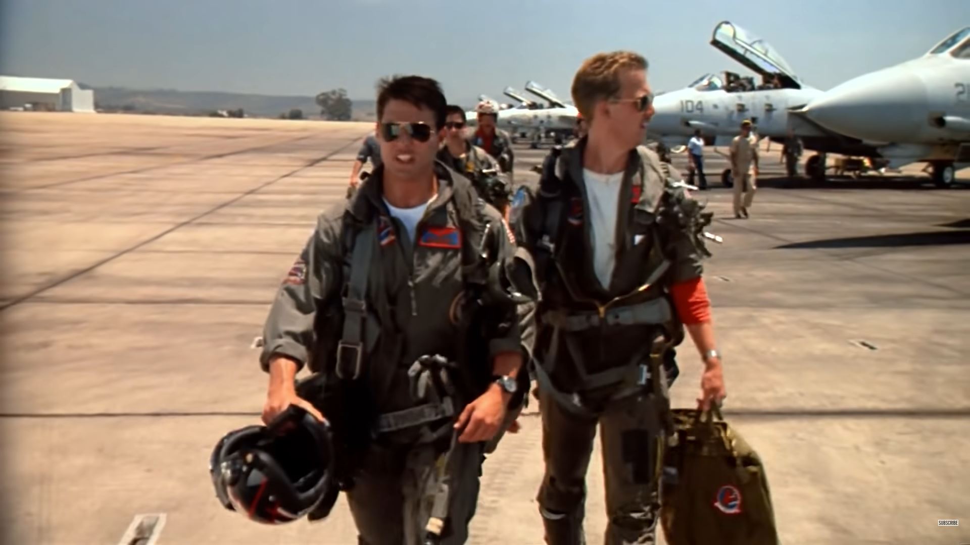 Maverick y Goose en un fotograma de la primera película. Foto: Paramount Pictures