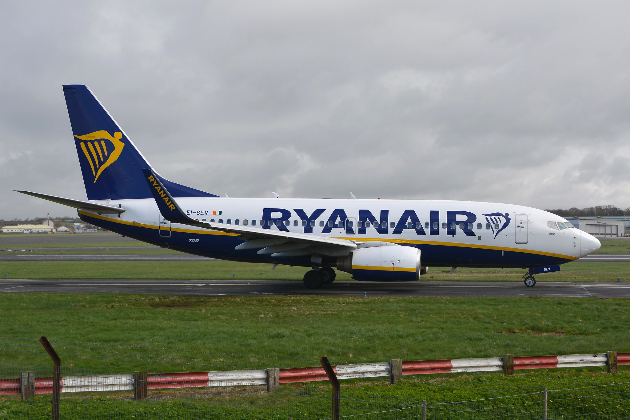 El único Boeing 737-700 de Ryanair. Foto: Jonathan Payne